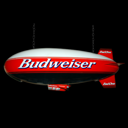 budweiser blimp pool table light