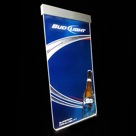 Bud Light Edge Glow Menu Board