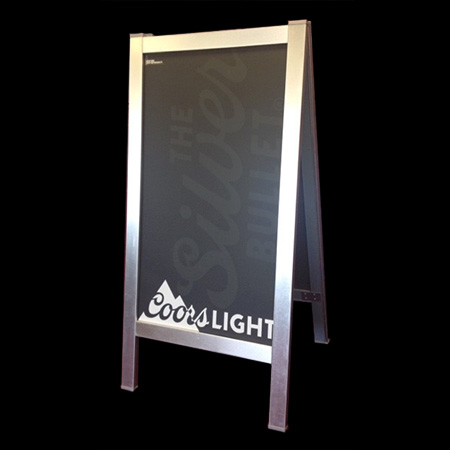 Metal Chalkboard A‑Frame Sign